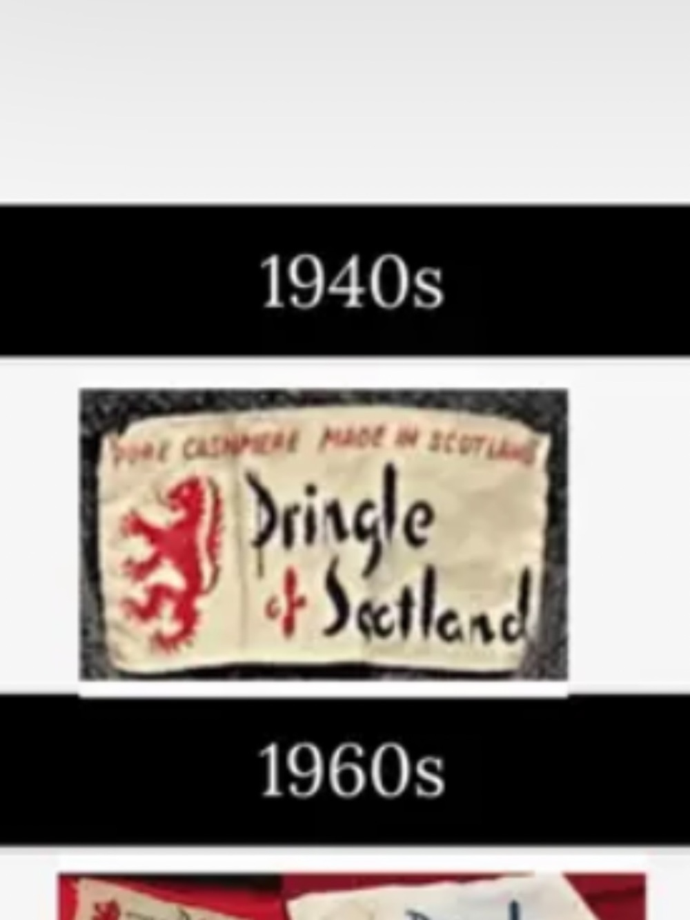 VINTAGE PRINGLE OF SCOTLAND 100% CASHMERE RED CARDIGAN 1940’s - Picture 13 of 13